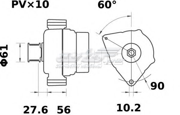 Генератор MG30 Mahle Original