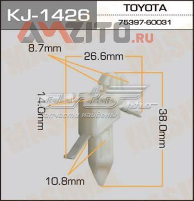 7539760030 Toyota пистон (клип крепления накладок порогов)