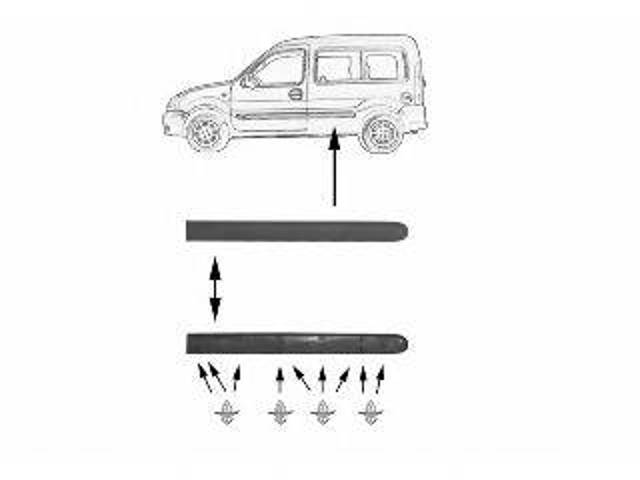 Молдинг крыла заднего левого 7701692447 Renault (RVI)