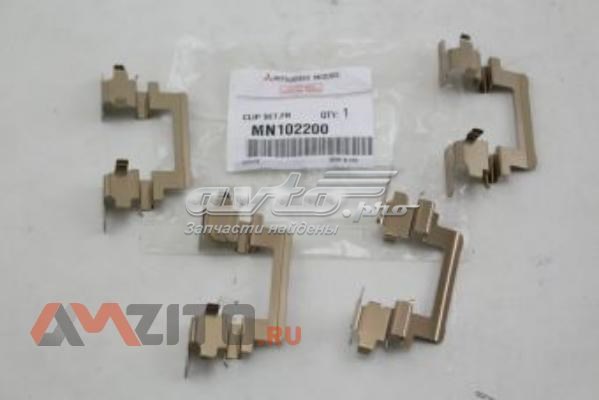 Kit de molas de fixação de sapatas de disco dianteiras para Mitsubishi Galant (DJ, DM)