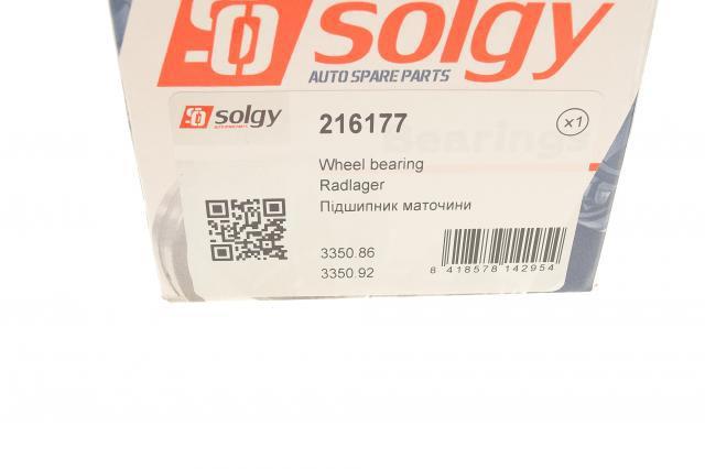 Купить 216177 Solgy Подшипник передней ступицы