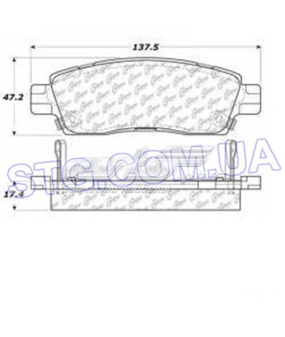 10208830 Centric Parts Колодки тормозные дисковые комплект