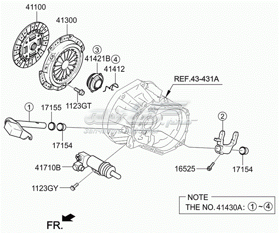 4130002710 Hyundai/Kia 