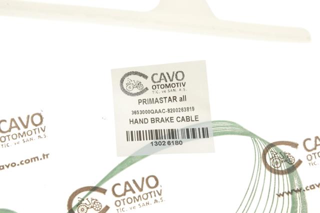 Трос ручного тормоза задний Cavo 1302618 цена, от 8.04 USD