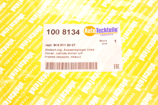Накладка левого зеркала заднего вида Autotechteile 1008134