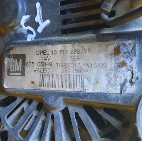 Автомобильный генератор VALEO 2542850A цена, от 67.64 USD