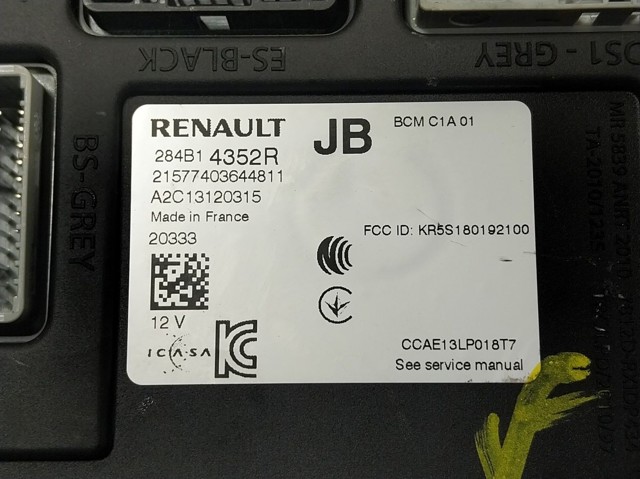 Блок комфорта Renault (RVI) 284B14352R цена, от 31.92 USD