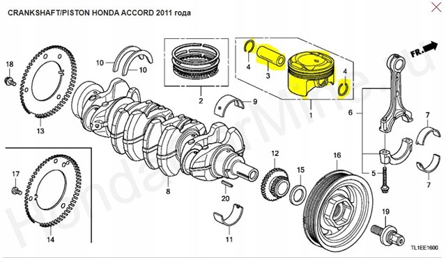 13030RL5A00 Honda 