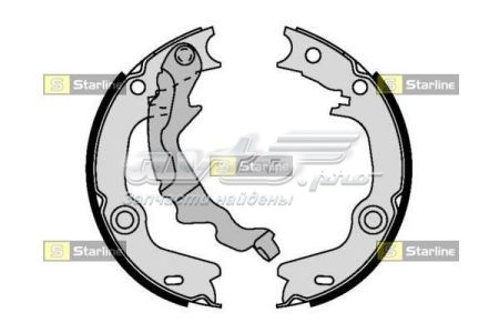 Тормозные колодки стояночного тормоза Starline BC09440 цена, от 19.33 USD