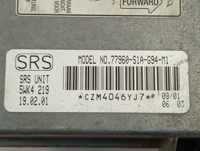77960S1AG94M1 Honda 