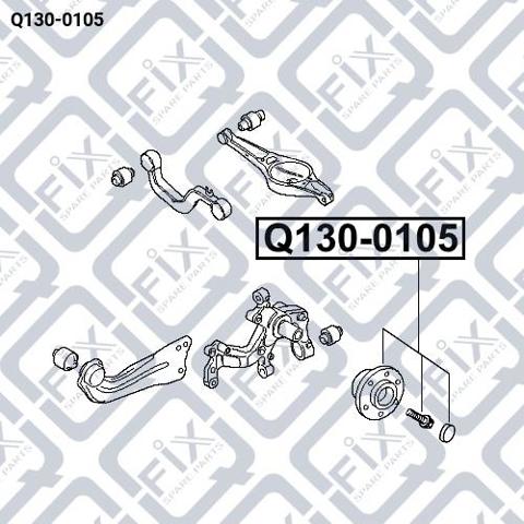 Q1300105 Q-fix Ступица задняя