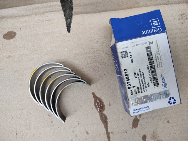 93745813 General Motors Комплект подшипников скольжения