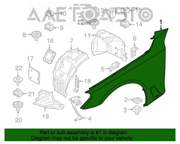 Compre 30821030 AND Pára-lama dianteiro direito
