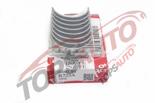 Folhas inseridas de cambota de biela, kit, 2ª reparação ( + 0,50) para Toyota Prius (NHW20)