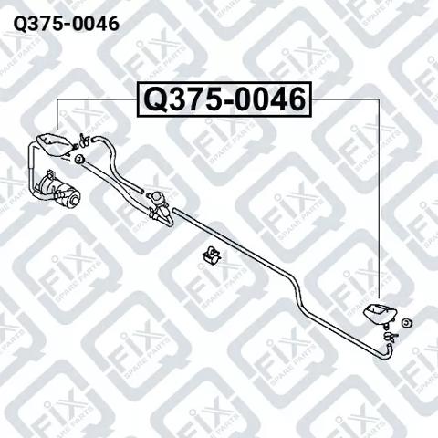 Форсунка омывателя фары передней, правой Q-fix Q3750046 цена, от 22.56 USD