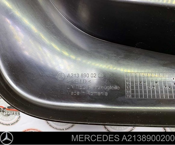 Protetores de lama traseiros, kit Mercedes A2138900200