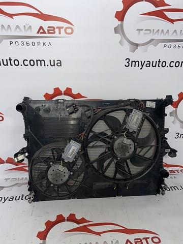 Диффузор вентилятора в сборе с мотором и крыльчаткой 7L0121203 VAG