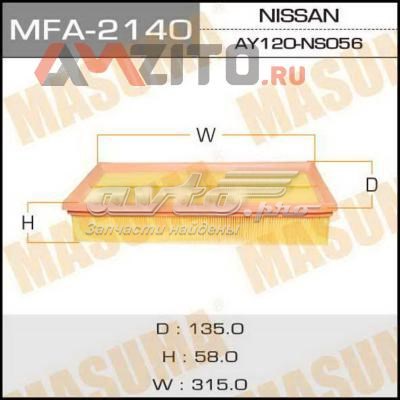 Воздушный фильтр MFA2140 Masuma