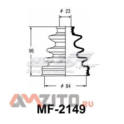 Пыльник ШРУСа передней полуоси наружный Masuma MF2149