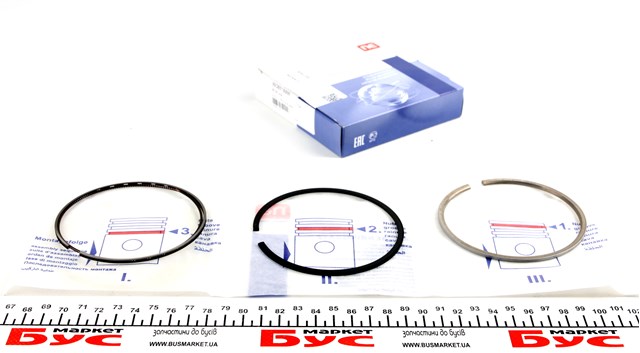 Кольца поршневые на 1 цилиндр, 2-й ремонт (+0,50) NE/NPR 120038005221 цена, от 16.33 USD