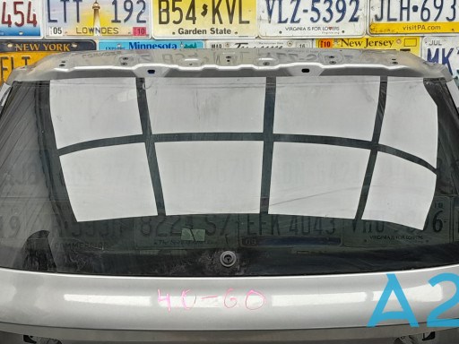 Vidro de porta-malas de 3ª/5ª porta traseira (de tampa de alcapão) para Audi Q7 (4M)