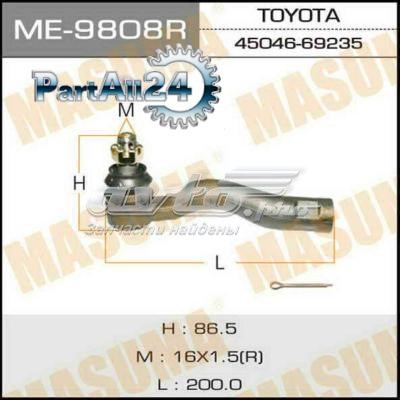Рулевой наконечник ME9808R Masuma