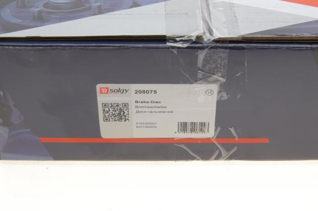 Тормоз дисковый передний Solgy 208075 цена, от 32.59 USD
