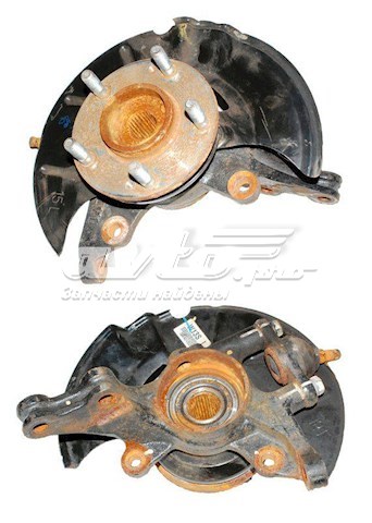 517151M100 Hyundai/Kia Цапфа - поворотный кулак передний, левый