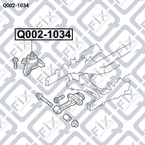 Опора двигателя Q-fix Q0021034