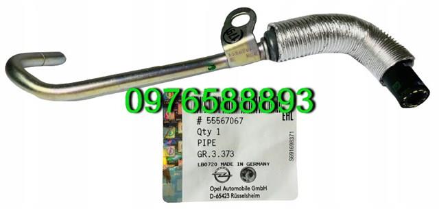 Шланг (патрубок) жидкостного охлаждения турбины, обратка 0860158 General Motors