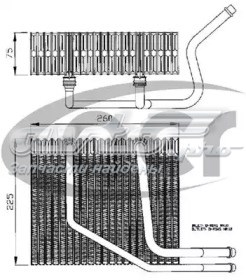 Испаритель кондиционера 310153 ACR