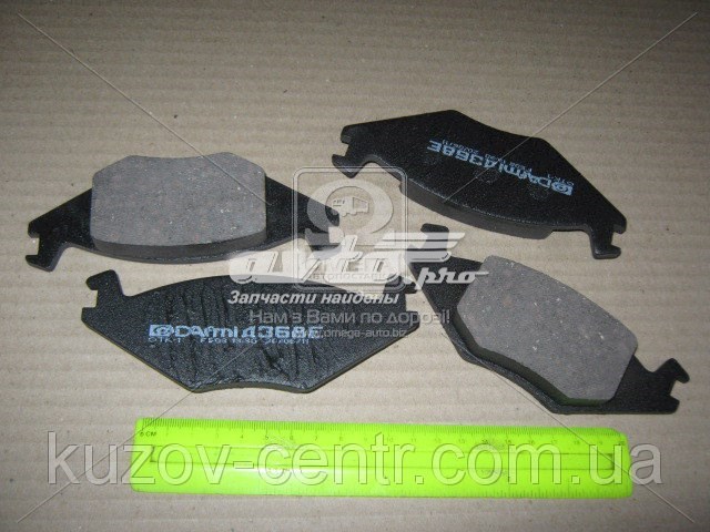 Колодки тормозные передние дисковые DAFMI D368E