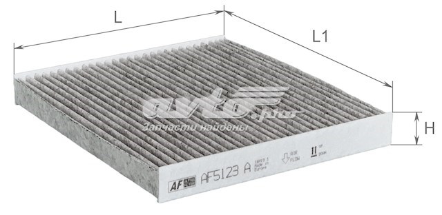 Фильтр салона AF5123A Alpha-filter