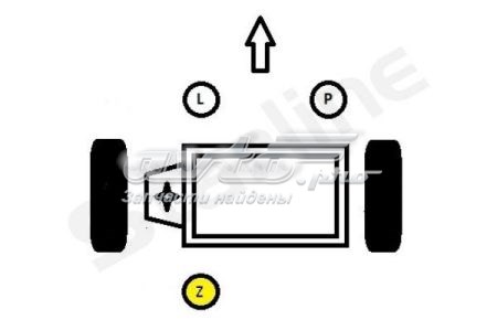 SM0306 Starline Задняя подушка двигателя