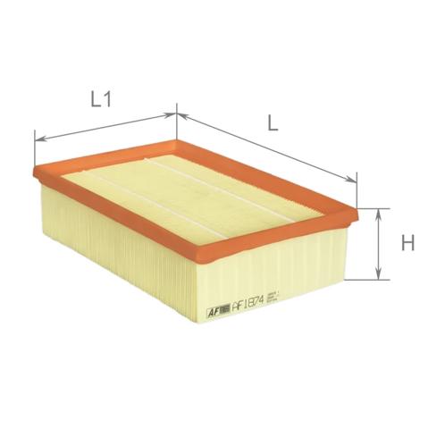 Элемент воздушного фильтра Alpha Filter AF1874 цена, от 5.63 USD