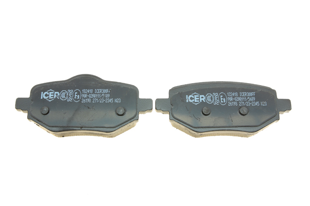 Задние тормозные колодки 182418 Icer