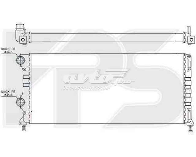 FP26A112 FPS Радиатор основной