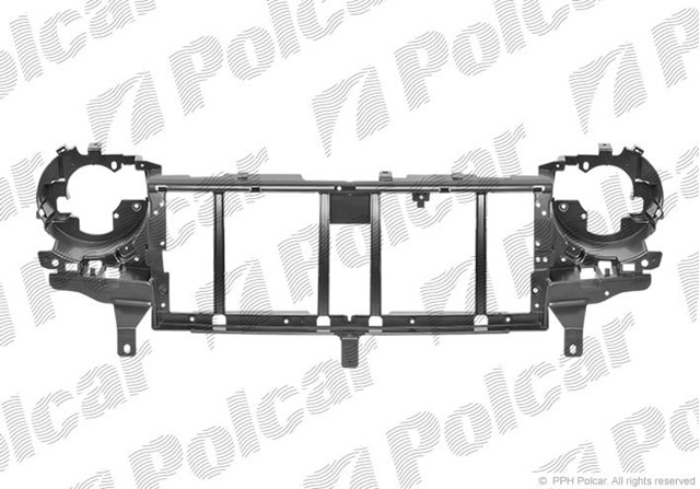 55155800AD Chrysler suporte do radiador montado (painel de montagem de fixação das luzes)