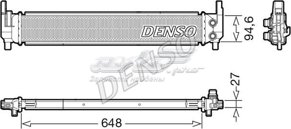 Радиатор охлаждения двигателя дополнительный Denso DRM02042