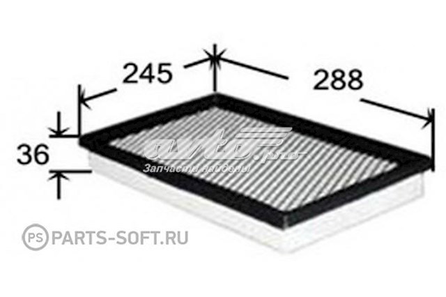 Элемент воздушного фильтра JS Asakashi A2508 цена, от 7.88 USD