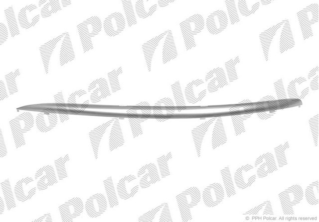 95142717 Polcar Молдинг бампера переднего левый