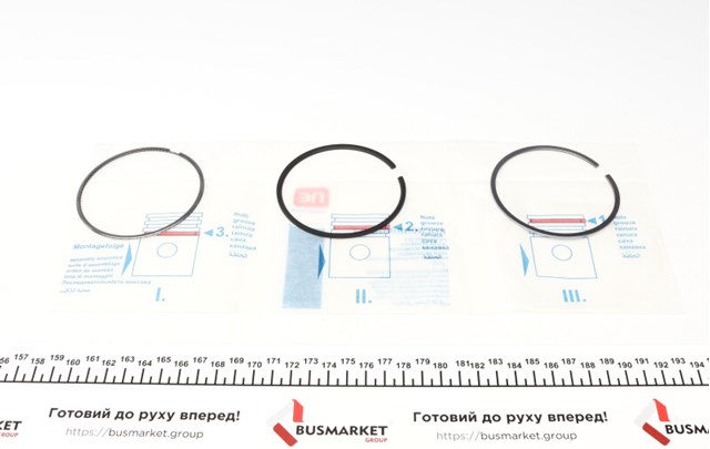 120050009100 NE/NPR Поршневые кольца на 1 цилиндр, STD