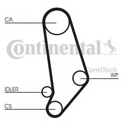 ГРМ ремни, комплект Continental/Siemens CT539WP1 цена, от 111.46 USD
