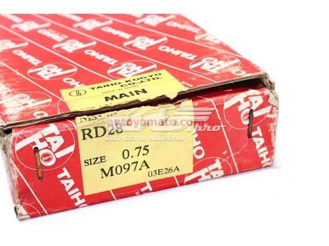 Подшипник коленвала, коренной, комплект, 3-й ремонт (+0,75) NDC MS1203GP075 цена, от 11.79 USD