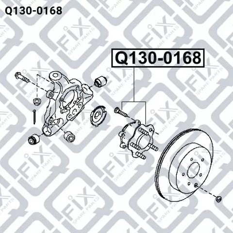 Q1300168 Q-fix cubo traseiro