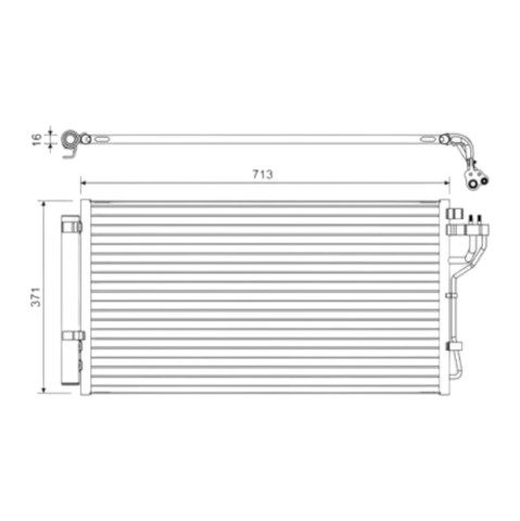 Радиатор охлаждения кондиционера Doowon 97606D4000