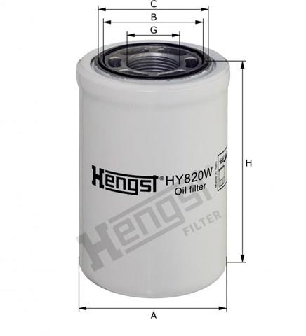 Фильтр гидравлической системы HENGST HY820W