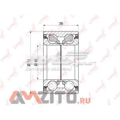 Подшипник ступицы WB1126 Lynxauto