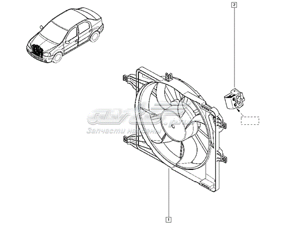 Compre 8200612908 Renault (RVI) Relê de ventilador