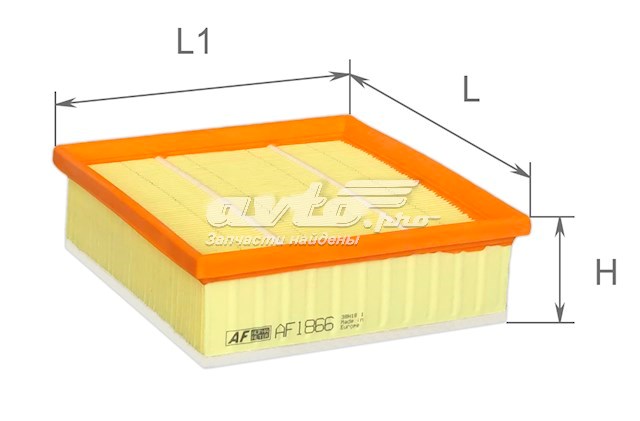 Элемент воздушного фильтра Alpha Filter AF1866 цена, от 3.71 USD